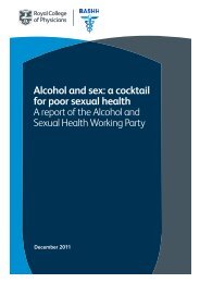 Alcohol and sex: a cocktail for poor sexual health - Royal College of ...