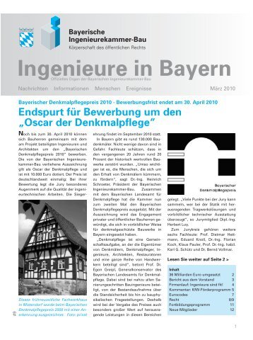 Ingenieure in Bayern - Bayerische Ingenieurekammer-Bau