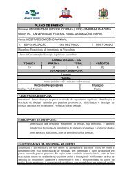 Parasitologia de Importância na Piscicultura - Cienciaanimal.ufpa.br