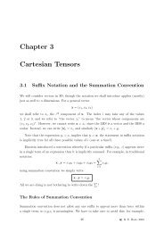 Chapter 3 Cartesian Tensors - damtp