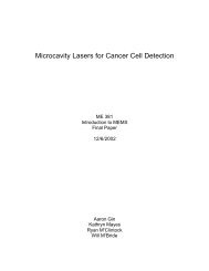 Microcavity Lasers for Cancer Cell Detection - Northwestern University