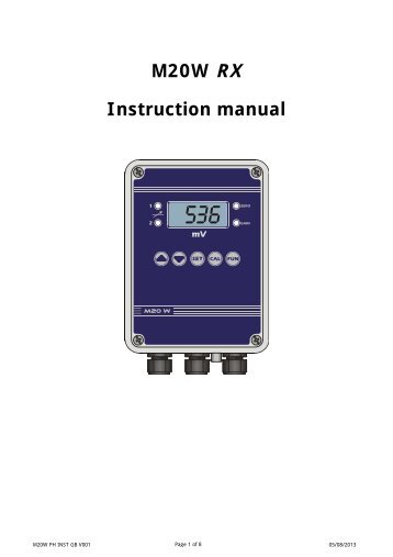 Redox manual - Aqua Water Systems