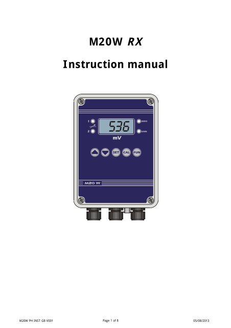 Redox manual - Aqua Water Systems