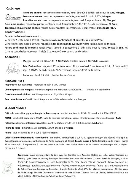 feuilles d'infos du 21 aoÃ»t au 11 septembre 2011 _2 - Cath-vd.ch
