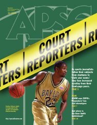 06APSE Dec. 2003.qxd (Page 1) - Associated Press Sports Editors ...