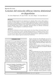 Lesiones del mÃºsculo oblicuo interno abdominal en deportistas