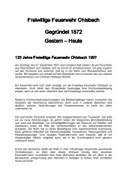 Geschichte der Freiwilligen Feuerwehr Ohlsbach