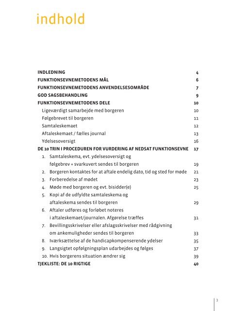 Sagsbehandling i funktionsevnemetoden â ved tildeling af ... - Social