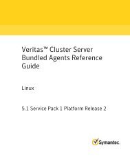 Veritas Cluster Server Bundled Agents Reference Guide - Storage ...