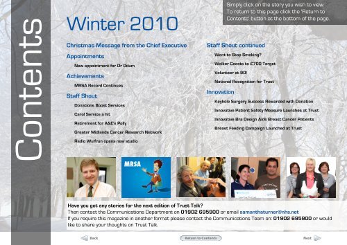 Winter 2010 - The Royal Wolverhampton Hospitals NHS Trust