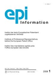 epi Information 1/2008