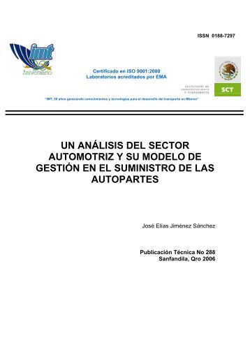 Un anÃ¡lisis del sector automotriz y su modelo de gestiÃ³n - Instituto ...