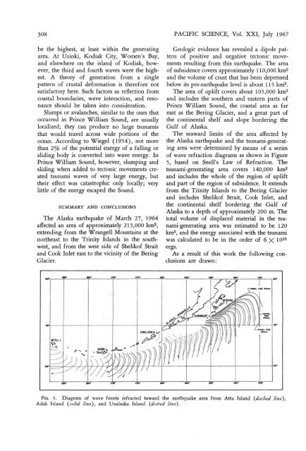 A Study of the Source Mechanism of the Alaska Earthquake and ...