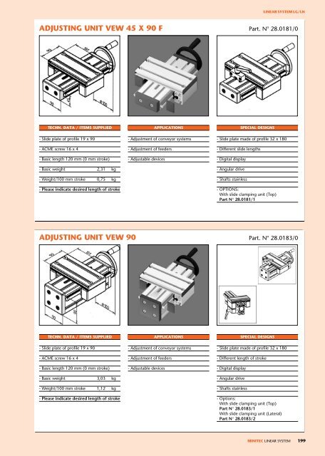 linear system - Profilex sa