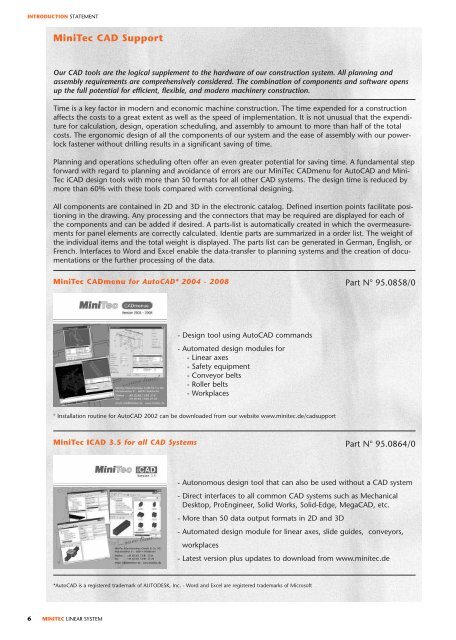 linear system - Profilex sa