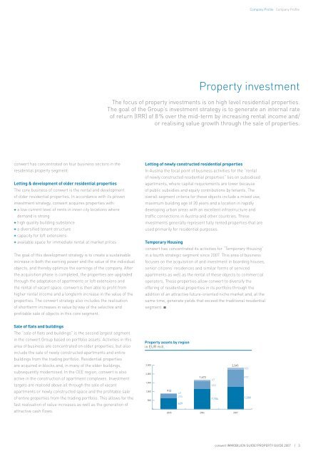 immobilien guide 2007 - conwert Immobilien Invest SE