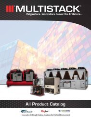 Air Cooled MagLev Flooded Chiller Product Catalog - Multistack