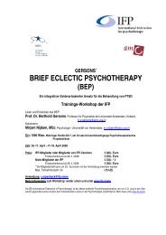 brief eclectic psychotherapy (bep) - IFP