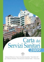 Carta dei servizi Oasi - Oasi CittÃ  Aperta