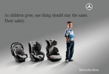 Are they sitting comfortably â and safely? - Mercedes-Benz UK