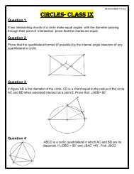 Circles- Class IX - Math with JM - home