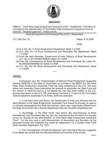 Tamil Nadu State Employment Guarantee Fund - Tnrd.gov.in