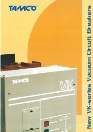 12kV Compact Circuit Breaker - Tamco Switchgear