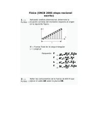 Física (ENCB 2005 etapa nacional escrito)