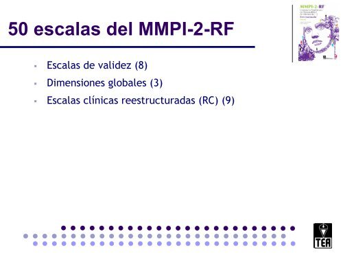 Objetivo del MMPI-2-RF - TEA Ediciones