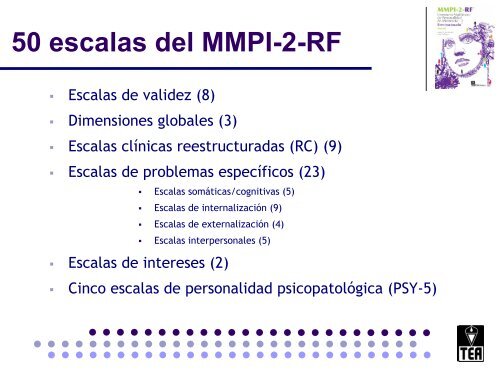 Objetivo del MMPI-2-RF - TEA Ediciones