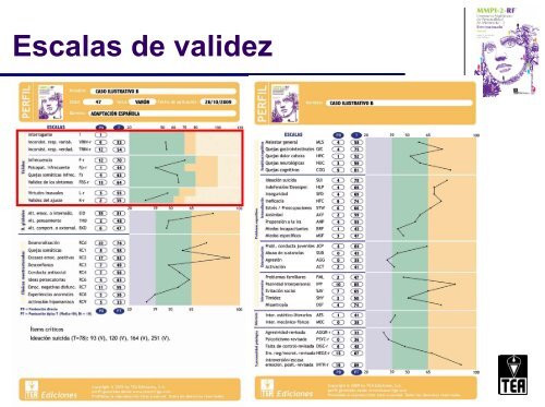 Objetivo del MMPI-2-RF - TEA Ediciones