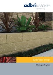 Adbri Wallstone Brochure - Shoalhaven Brick and Tile