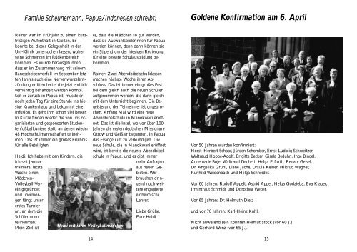 Gemeindebrief Juni 2003