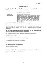 Protokoll GR 22.04.2013 Ã¶ffentlich - Oberhausen-Rheinhausen