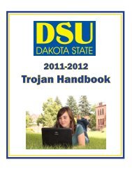 Academic Calendar - Dakota State University