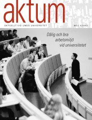 Aktum nr 4 - UmeÃ¥ universitet