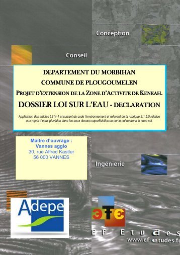 dossier loi sur l'eau-final - Vannes Agglo
