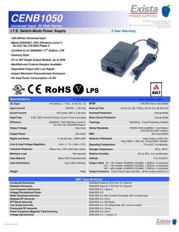 CENB1050 Datasheet - SL Power Electronics