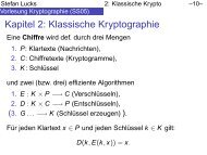 Vorlesung Kryptographie (SS05)