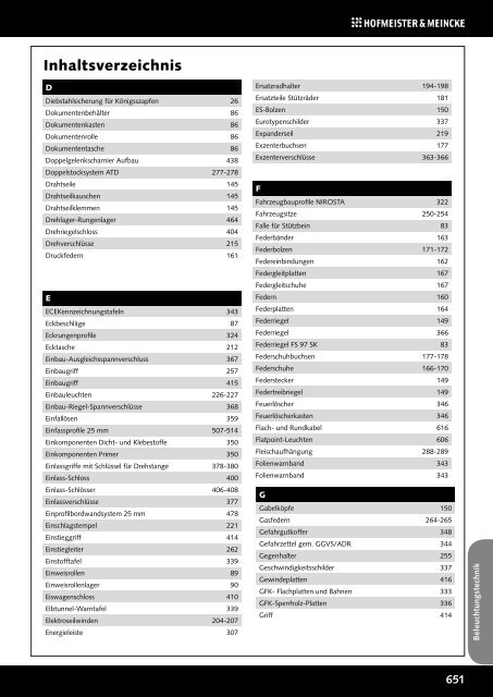 Das Fahrzeugbau-Sortiment von H&M! - Hofmeister & Meincke