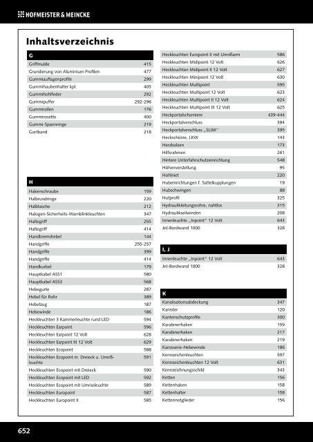 Das Fahrzeugbau-Sortiment von H&M! - Hofmeister & Meincke