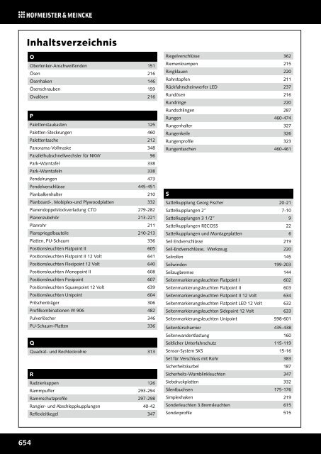 Das Fahrzeugbau-Sortiment von H&M! - Hofmeister & Meincke