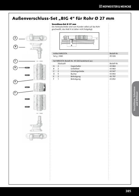 Das Fahrzeugbau-Sortiment von H&M! - Hofmeister & Meincke