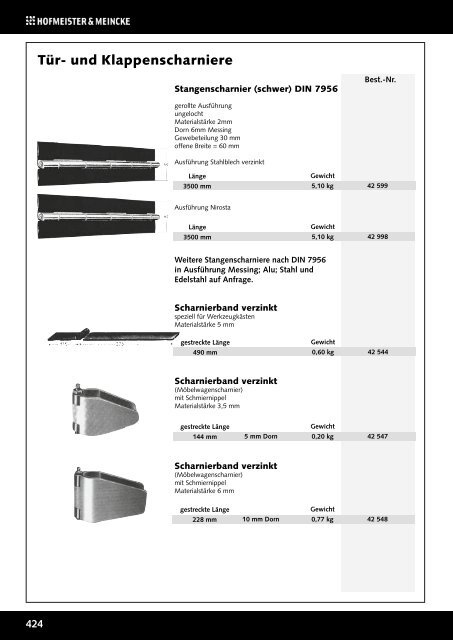 Das Fahrzeugbau-Sortiment von H&M! - Hofmeister & Meincke