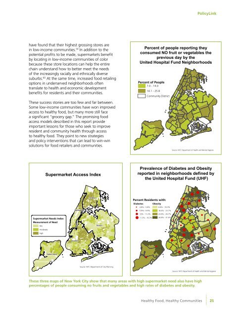 Promising Strategies to Improve Access to Fresh, Healthy Food and ...