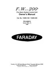 Owner's Manual - Faraday