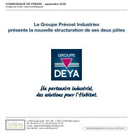 Groupe Deya - Agence Nicole Schilling Communication