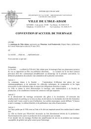 Demande d'occupation du domaine public pour le ... - L'Isle-Adam