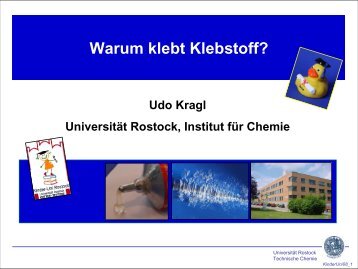 Download Vorlesungsunterlagen (PDF, 1,7MB) - Kinder-Uni Rostock