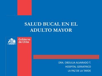 SALUD BUCAL EN EL ADULTO MAYOR